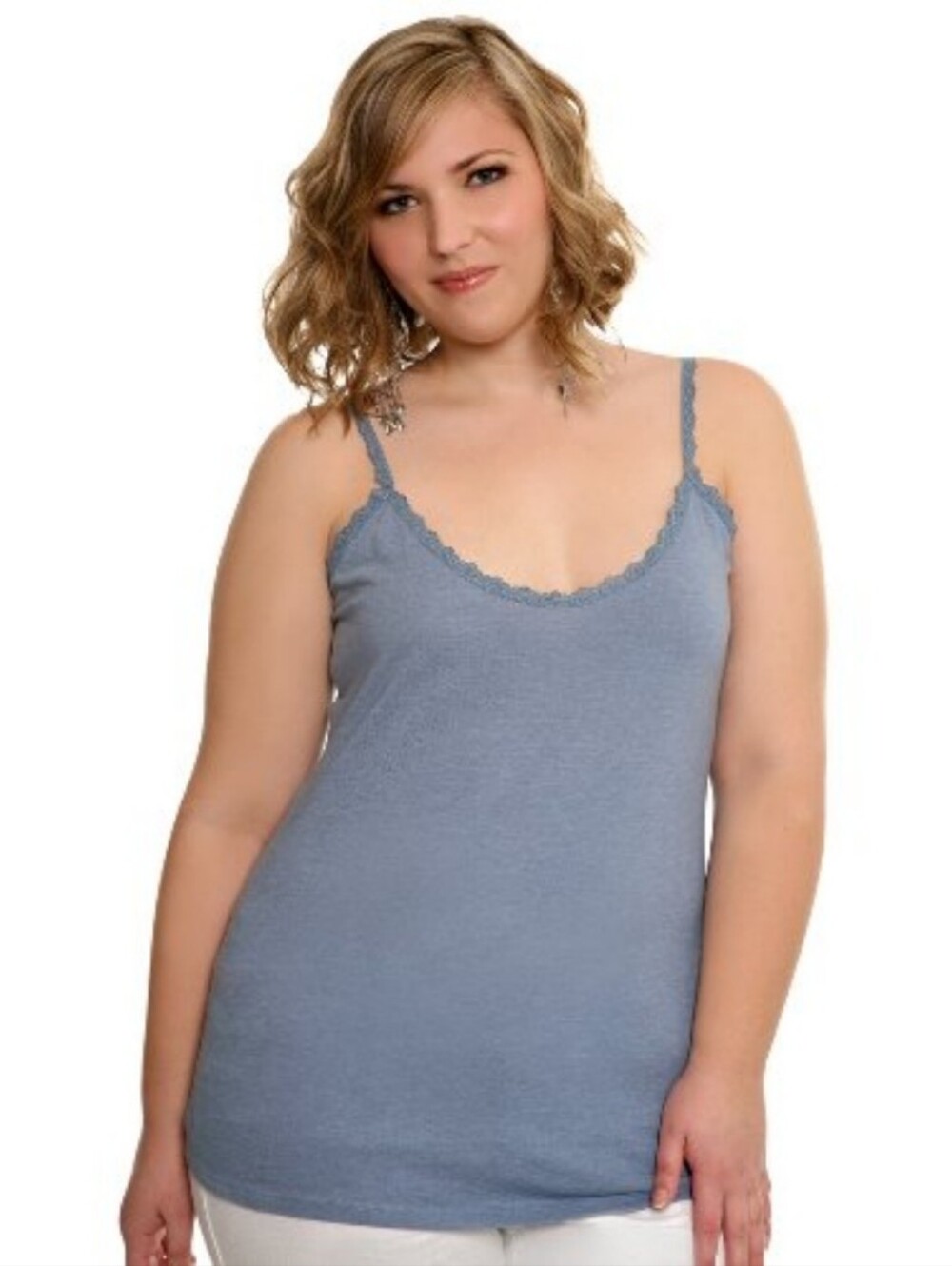 Torrid Size 1 French Blue Pointelle Cami